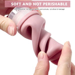 MAYCREATE Travel Toiletries Bottles Kit for Easy Packing with Double Leakproof Design | 3pcs 90ml Refillable Silicone Containers