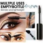 MAYCREATE Empty Mascara Tube for Castor Oil with Brush Kit including 2pcs 10ml PETG Bottles