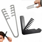 MAYCREATE® Texture Comb, Voluminous Wide Toothed hair comb Travel folding design Wide fine-toothed dual-purpose set for Women Men fluffy texture