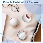 MAYCREATE Washable Reusable Lint Roller Ball, Portable Gel Lint Roller for Pet Hair Remover Tool, Washable Lint Roller Fur Lint Remover for Clothes, Furniture, Carpet, Bed, Sofa, White