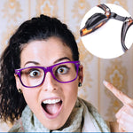 MAYCREATE 12 Pairs Eyeglass Nose Pads, Anti-Slip Silicone Glasses Nose Support Pads Replacement, Anti-Slip Air Chamber Nose Pads for Full Plastic Frames