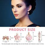 MAYCREATE Jewelry Making Pendant Kit for DIY Crafts featuring 31pcs Enamel Charms and Gold Plated Zinc Alloy Pendants