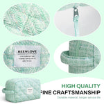 MAYCREATE Bra Organizer Bag Travel Underwear Organizer for Women, Soft Socks Lingerie Pouch with Handle, Portable Utility Storage Bag for Clothing, Travel Essentials (24x11x15cm)