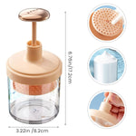 MAYCREATE Face Wash Foam Maker Bottle Rich Cream Face Cleanser Foamer with Press Handle, Household Foaming Bottle Foam Maker for Face Wash, Facial Cleaning Skincare Tool