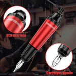MAYCREATE Tattoo Machine Kit for Professional Tattooing featuring High Speed Coreless Motor | Includes RCA Cord Power Supply and Foot Pedal