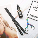 MAYCREATE Butterfly Comb for Training and Styling with 12.7cm Folding Design Stainless Steel