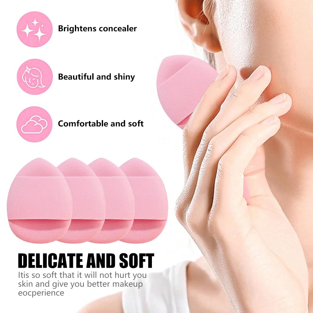 MAYCREATE Makeup Brushes Set for Daily Beauty Routine with 40 Pieces in Stylish Pink | Includes Sponges Headband and Face Pads