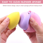 MAYCREATE Beauty Blender Sponge Silicone Storage Case,Makeup Sponge Blender Rack Portable Travel Case for Beauty Blender Sponge