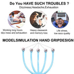 MAYCREATE Head Massager for Scalps, 5 Fingers Scalp Massage Machine with Steel Balls, Manual Massager for Deep Relaxation, Stress Reduction and Improved Sleep Quality