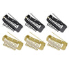 MAYCREATE 6pcs Chunni Clips Dupatta Clips for Hair, Dupatta Pin for Bride Veil, Strong Grip Stainless Steel Bridal Dupatta Setting Clip with Safety Pins, Headscarf or Hair Extensions Clips
