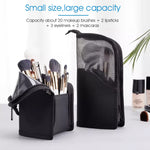 MAYCREATE 2 in 1 Makeup Pouches for Women Portable Makeup Brush Bag Holder Makeup Brush Pouch Makeup Brush Organizer Travel Makeup Brush Bag for Travel