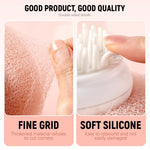 MAYCREATE Back Scrubber for Shower with Dual-Sided Loofah and Bristles | 14.8 in Telescopic Handle