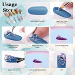 MAYCREATE Beach Nail Art Charms for DIY Manicure with 3D Metal Ocean Designs | Dual Tone Boho Style