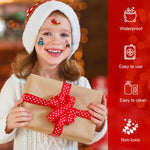 MAYCREATE Christmas Tattoo Sticker for Party Makeup with 10 Sheets Safe Waterproof Design