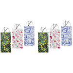 MAYCREATE Sunglasses Pouch 6PCS 182x95mm for Women Girls with Self Closing Design | Waterproof PU Storage Case