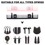 MAYCREATE Hair Extension Wall Holder with Suction Cups for Salons and Home | Pack of 2 Organizer