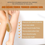 MAYCREATE Back Scrubber for Bathing, Body Scrubber, for Body Brush Back Scrubber Wooden Long Bathing Brush Shower Brush Remove Exfoliating and Massage Shower