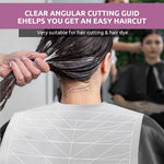 MAYCREATE Silicone Hair Cutting Collar for Salon Use with Guiding Lines | Waterproof and Easy to Clean