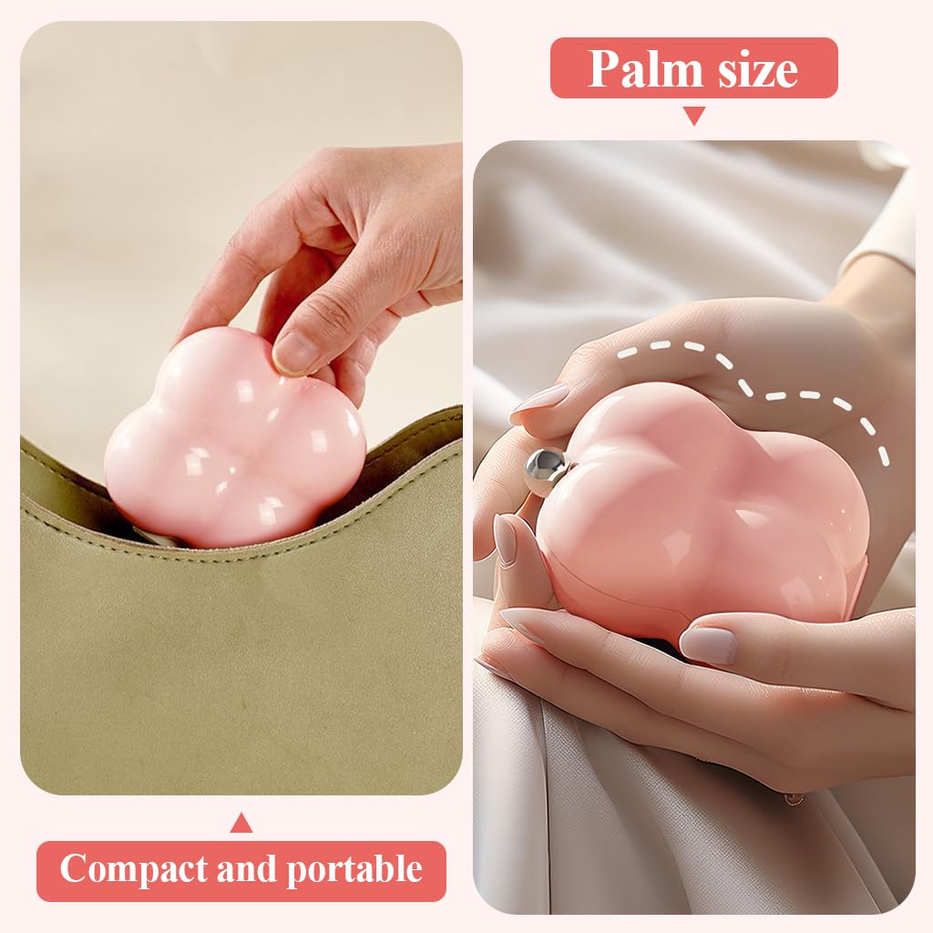 MAYCREATE 1Pc Mini Jewelry Travel Case for Women, Clouded Shaped Earring Box, Trinket Boxes, Portable Small Earrings Box Rings Storage Box for Women Girl Men Small Necklace Rings Earrings, Pink