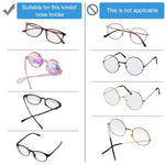 MAYCREATE 12 Pairs Eyeglass Nose Pads, Anti-Slip Silicone Glasses Nose Support Pads Replacement, Anti-Slip Air Chamber Nose Pads for Full Plastic Frames