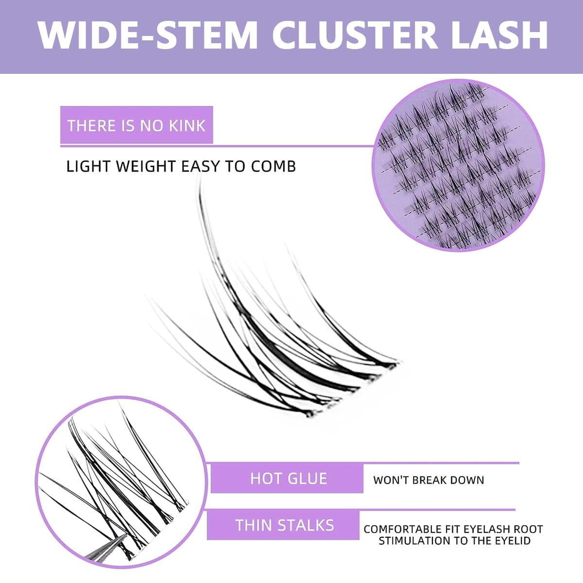 MAYCREATE 120pcs Lash Clusters DIY Eyelash Extensions for Women, Cluster Lashes Wispy False Eyelashes 9-11MM Mixed, Natural Long Individual Flare Lashes Cluster False Eyelashes