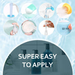 MAYCREATE Silicone Travel Bottles Set of 16pcs for Toiletries with Leak Proof Lids | Reusable 2oz and 3oz Containers