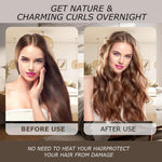 MAYCREATE Heatless Overnight Hair Curlers for Long Hair with Headscarf and Hook | 3pcs Satin Set