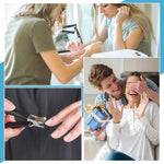 MAYCREATE Toenail Clipper for Thick Nails with 13mm Wide Jaw and 8cm Ergonomic PP Handle