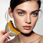 MAYCREATE Lymphatic Face Brush for Gentle Facial Massage with Raised Nubs and Snap-On Cap