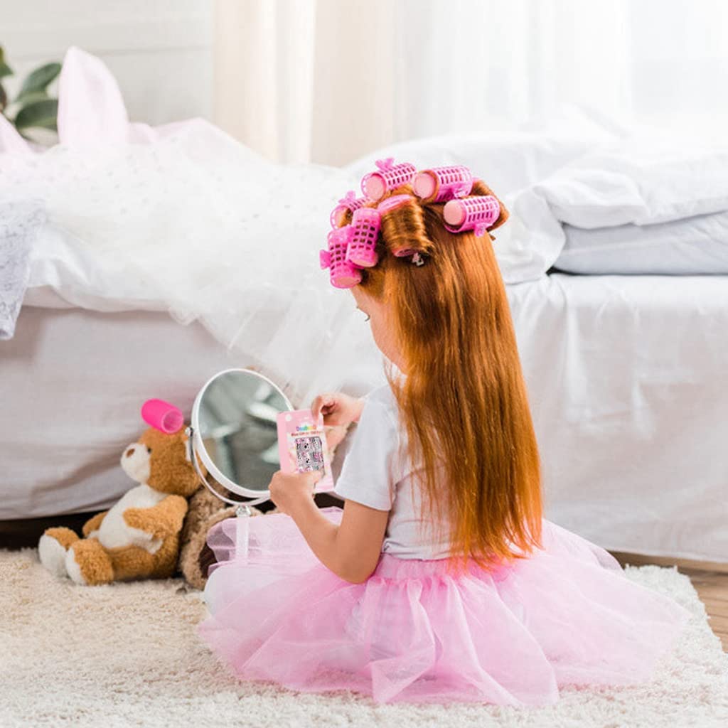 MAYCREATE Press on Nails for Girls with 120 Short ABS Pieces | Fun DIY Party Gift Set