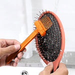 MAYCREATE Hair Brush Cleaner 2-in-1 Hair Brush Cleaner Tool Hair Detangling Comb Cleaning Brush Tangled Hair Remover Tool Rake for Removing Hair Dust, Home or Salon Use