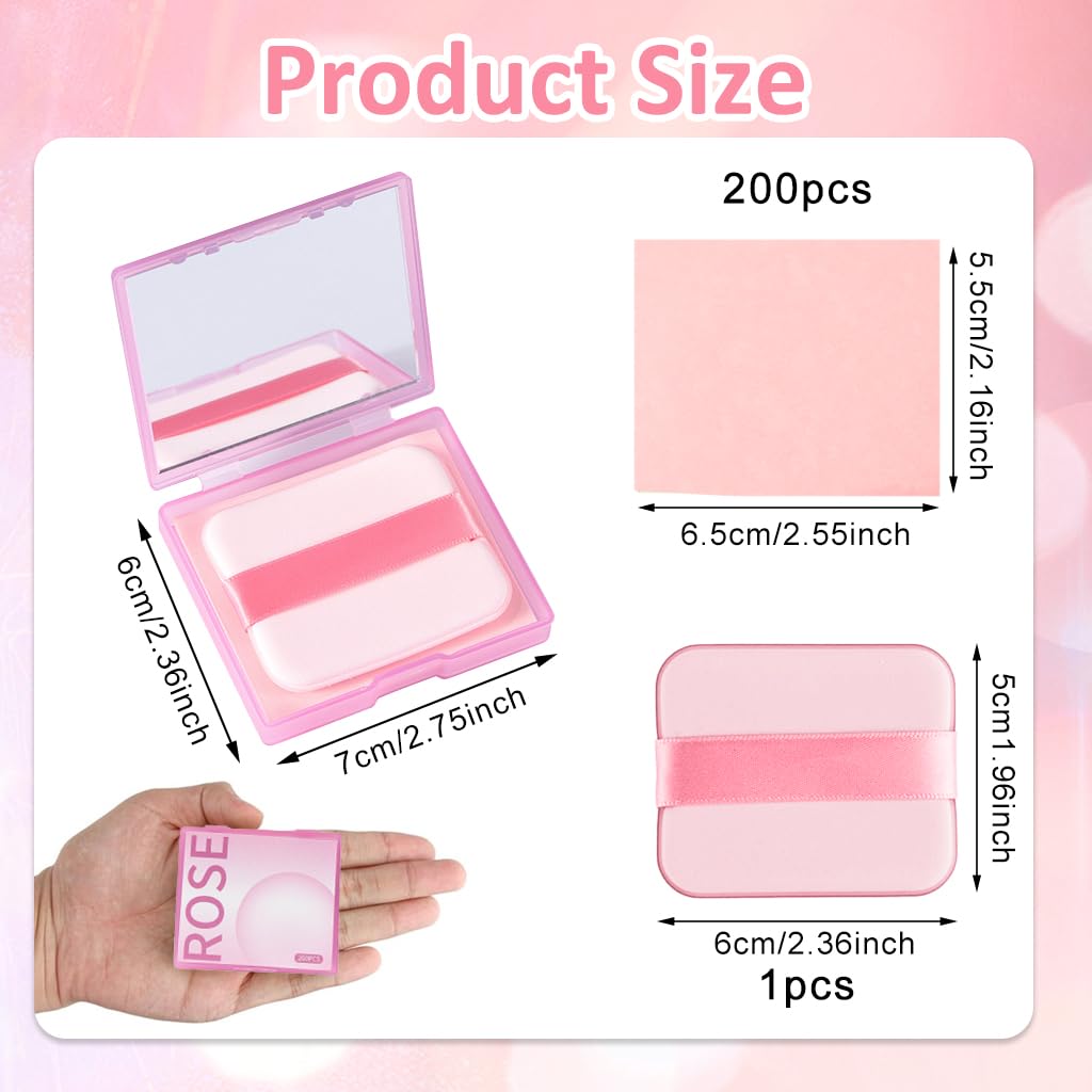 MAYCREATE blotting paper for oily face featuring dual action oil control with 200 pcs natural linen sheets