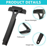 MAYCREATE Back Shaver for Men with 17.5 in Foldable Handle and Screw Fixed Blade Head | Wet or Dry Body Hair Removal