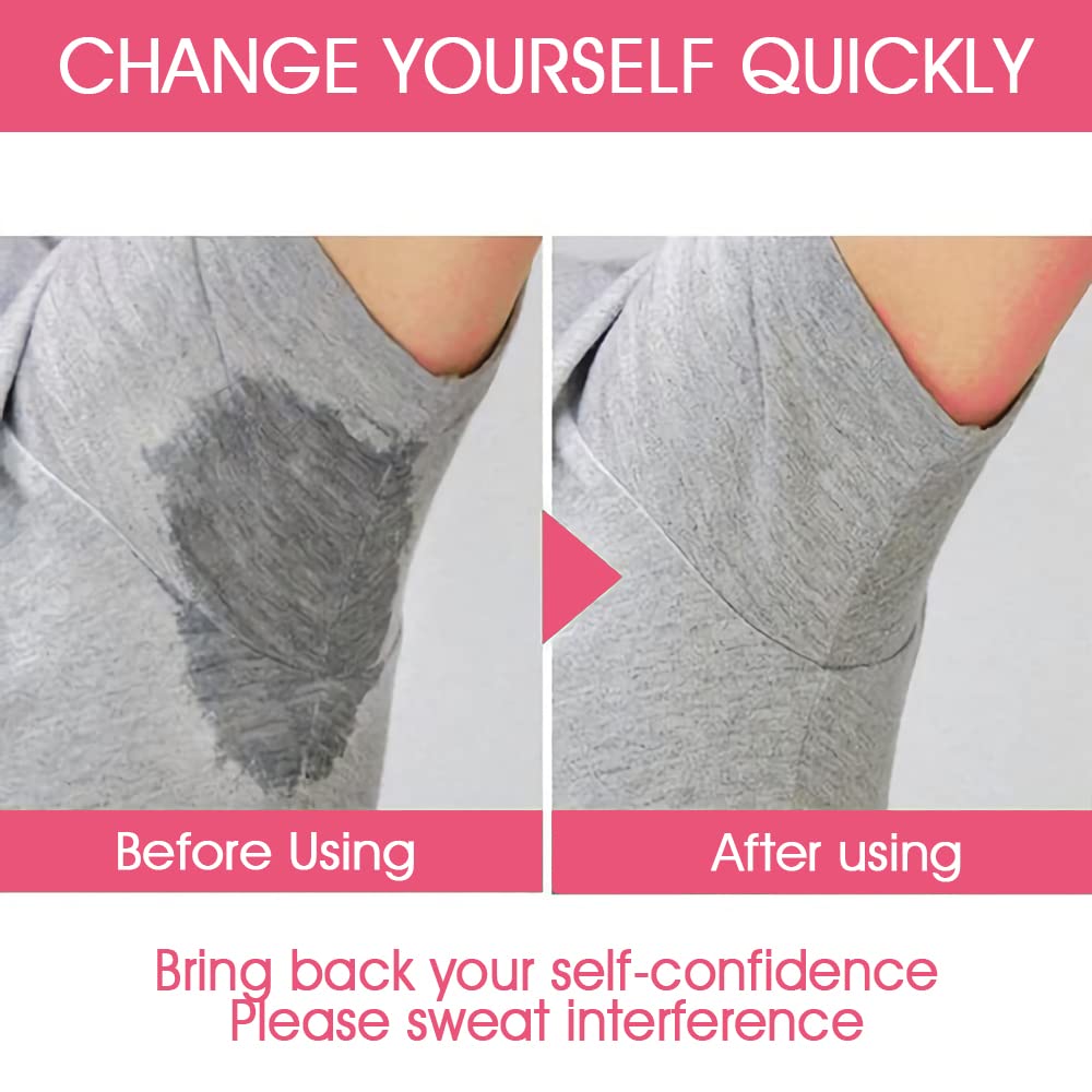 MAYCREATE 2 Pcs Sweat Pads for Underarms Women and Men, Reusable Underarms Sweat Pads for Women Armpit Sweat Pad with Invisible Shoulder Strap, Washable & Comfortable