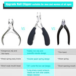 Maycreate Toe Nail Clipper for Ingrown or Thick Toenails with Long Handle and Soft Grip for Seniors