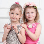 MAYCREATE 2 Pcs Friendship Bracelet for Girls Women Kuromi Couple Bracelet Cute Sanrio Magnetic Matching Bracelets BFF Best Friend Bracelet Long Distance Touch Bracelet Birthday Gift for Girls, Women