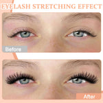 MAYCREATE Lash Clusters for DIY Eyelash Extensions with 480 pcs 9–16 mm D Curl & Thin Band | Natural to Glam Looks