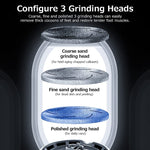 MAYCREATE Electric Pedicure Tools for Feet, Foot Scrubber for Dead Skin Remover, Foot File Vacuum Adsorption Callus Remover, USB Rechargeable Foot Care Tool