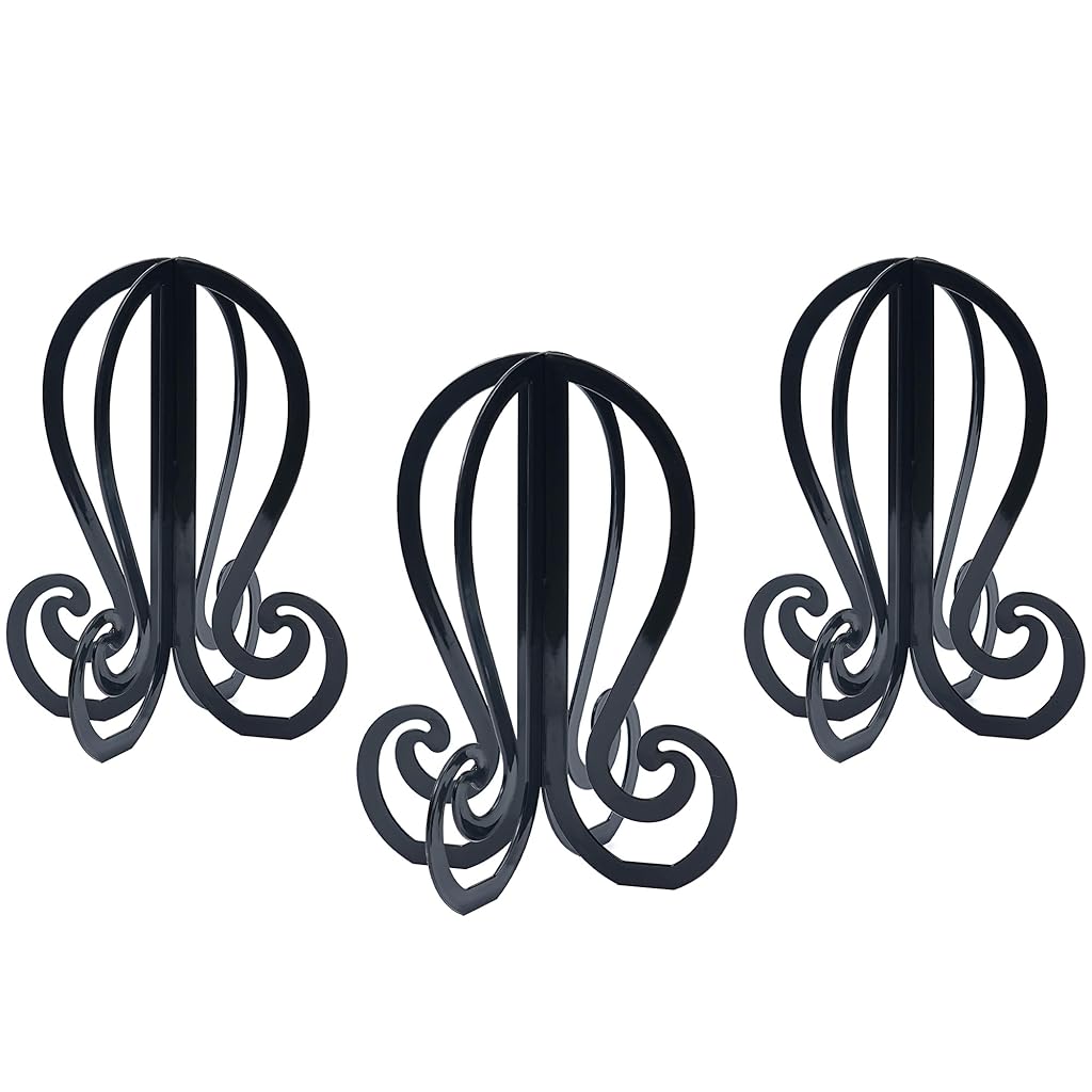 MAYCREATE® 3Pcs Wig Stands Wig Holder Octopus-shaped Wig Bracket Universal Size Wig Stands Cap Holder Sun Hat Organizers, 8.7x11.7 inches