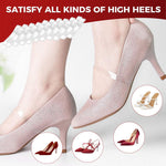 MAYCREATE Invisible High Heel Shoe Straps for Women with 15mm Elastic Anti Slip Design | 10 Pairs