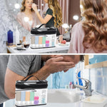 MAYCREATE Makeup Pouch for Travel and Daily Use with Secure Zipper Closure | 4.7 in PU Leather Bag