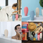 MAYCREATE Travel Bottles for Toiletries 9pcs 60ml with Leak Proof Lid & Refillable Design