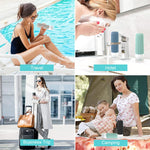 MAYCREATE Travel Bottles for Toiletries with Leakproof Flip Lid & 8pcs 90ml and 40ml Set | TSA Approved Silicone Containers