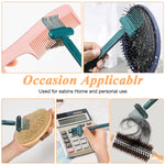MAYCREATE Hair Brush Cleaning Tool Cleaner Comb, 2-in-1 Hair Detangling Rake Brush Tangled Hair Remover Tool for Removing Hair Dust, Home or Salon Use