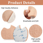 MAYCREATE 3 Pairs Wool Felt Ball of Foot Cushion Shoe Insoles, Foot Pads for Dancer Sesamoiditis Pads, Self-Adhesive Foot Cushion Pads for Men Women Dancing Pain Relief