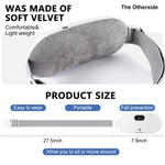 MAYCREATE Electric Cordless Heating Pad For Period Pain|Cramp Relief, Back Pain In Period|Belly Warmer Heating Pad With 3 Heat Levels 4 Vibration Modes|Caring Gift Heating Pad Belt For Women