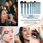 MAYCREATE Makeup Brush Set Professional 14 Pcs Premium Make Up Blushes Set with Foundation Brush and Pouch Soft Bristles Brush Sets in Makeup for Beginners Makeup Artists Students