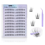 MAYCREATE False Eyelashes for Women with Self Adhesive Reusable Design and 5 Pairs Kit