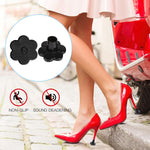 MAYCREATE High Heel Protectors for Wedding and Outdoor Events with 4 Sizes PVC Caps | Floral Anti Slip Heel Covers