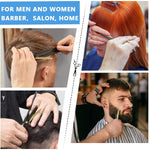 MAYCREATE Hair Cutting Scissors Kit for Home and Salon with Shock Absorber | Stainless Steel Tools